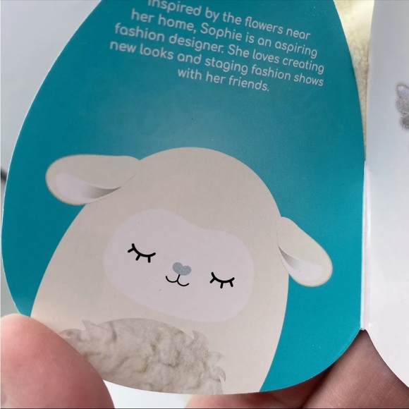 Squishmallow 12” Sophie Fuzzy Belly Lamb Easter Soft  Plush Pillow Toy - Picture 4 of 7